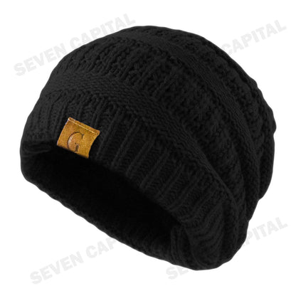 Women'S Men Knit Slouchy Baggy Beanie Oversize Winter Hat Ski Fleece Slouchy Cap
