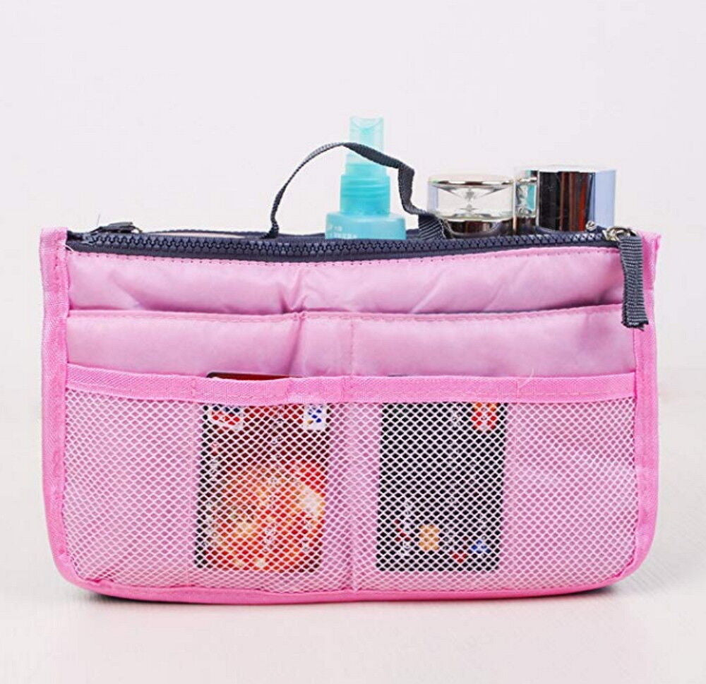 Women's Travel Purse Organizer Insert – Multi-Pocket Tote Handbag Liner for Easy Bag Swap, Lightweight Storage for Essentials, Makeup & Accessories