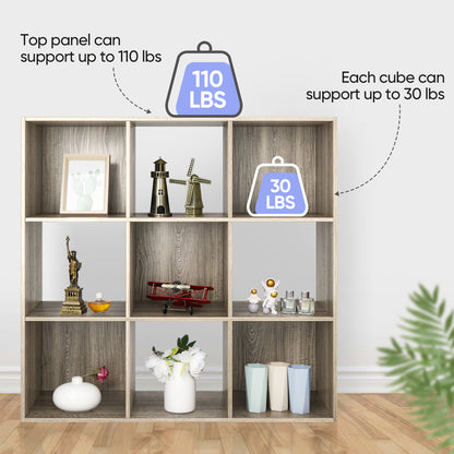 9-Cube Closet Organizer Storage Shelves save Space Bookshelves Home Sturdy