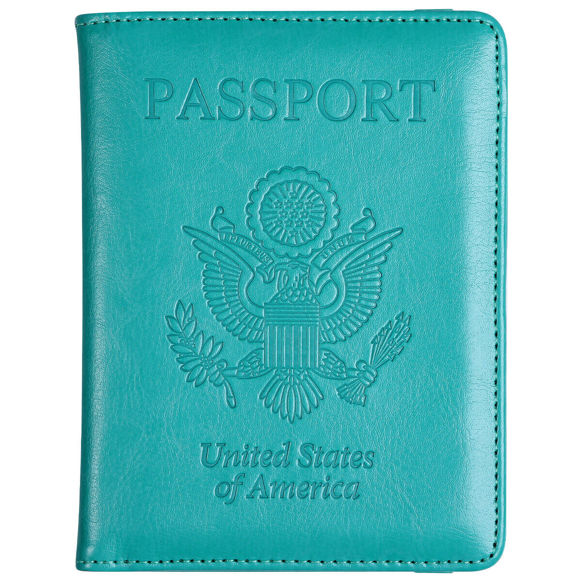 RFID Blocking Leather Passport Holder – Slim Wallet Cover with Card Slots for Men & Women | Airport Must-Have Organizer Travel Essentials