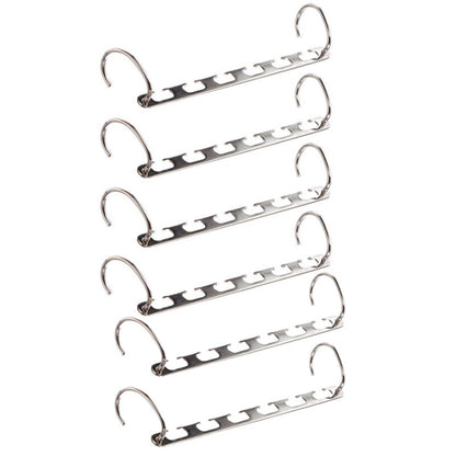 2-10X Magic Metal Wonder Hanger Closet Space Saver Organizer Rack Clothes Hooks