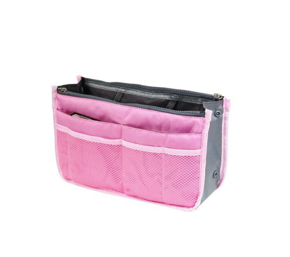 Women's Travel Purse Organizer Insert – Multi-Pocket Tote Handbag Liner for Easy Bag Swap, Lightweight Storage for Essentials, Makeup & Accessories