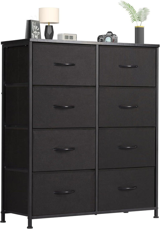 8 Drawers Dresser for Bedroom Organizer Storage Drawers Fabric Chest of Drawers