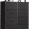 8 Drawers Dresser for Bedroom Organizer Storage Drawers Fabric Chest of Drawers