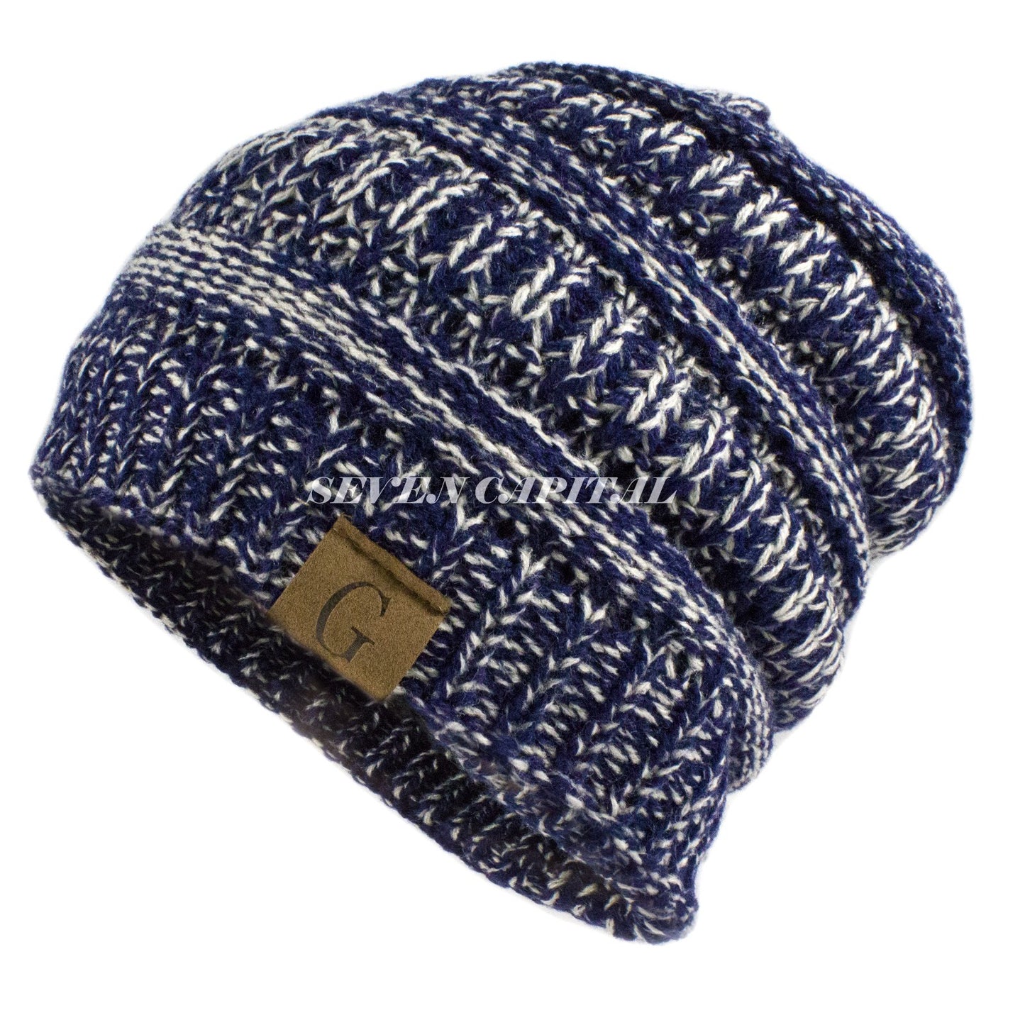 Women'S Men Knit Slouchy Baggy Beanie Oversize Winter Hat Ski Fleece Slouchy Cap