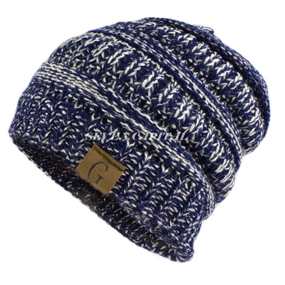 Women'S Men Knit Slouchy Baggy Beanie Oversize Winter Hat Ski Fleece Slouchy Cap