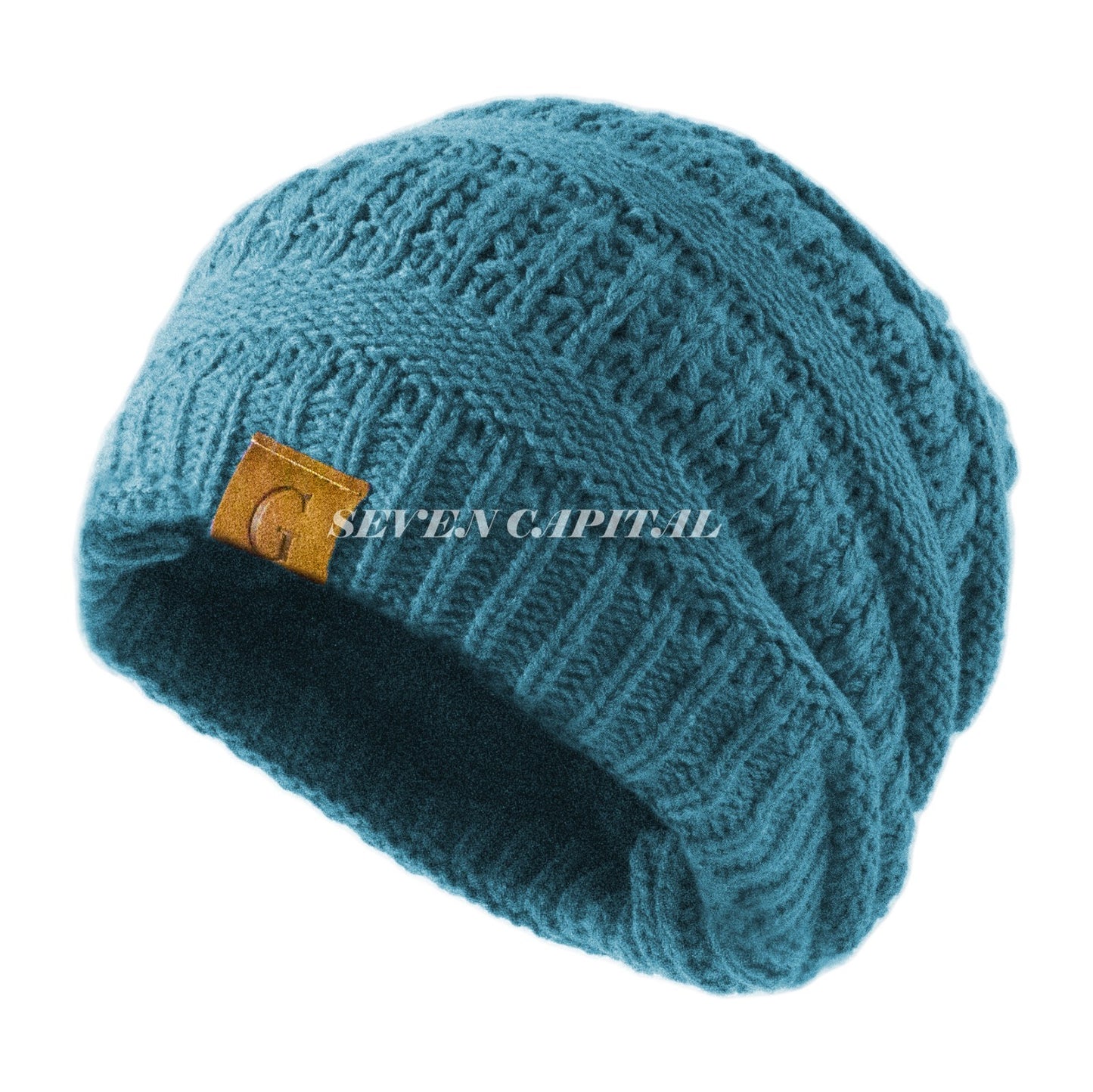 Women'S Men Knit Slouchy Baggy Beanie Oversize Winter Hat Ski Fleece Slouchy Cap