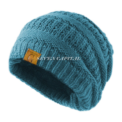 Women'S Men Knit Slouchy Baggy Beanie Oversize Winter Hat Ski Fleece Slouchy Cap