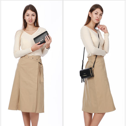 Women Ladies Crossbody Wallet Leather Phone Purse Clutch Card Holder Handbag