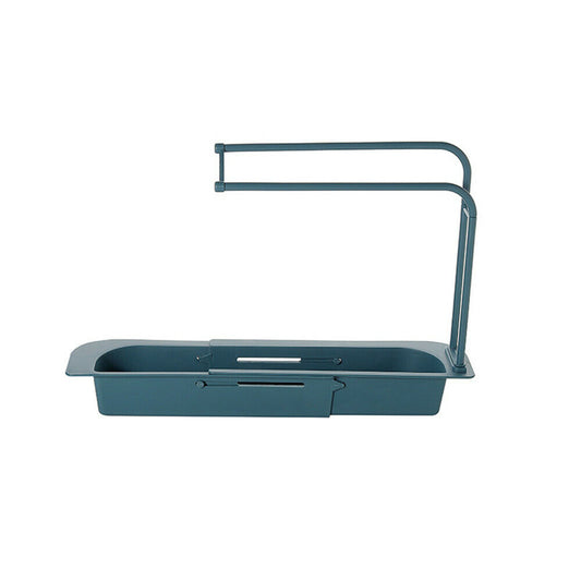 Sink Rack Telescopic Holder Expandable Storage Drain Kitchen Shelf Sponge Basket