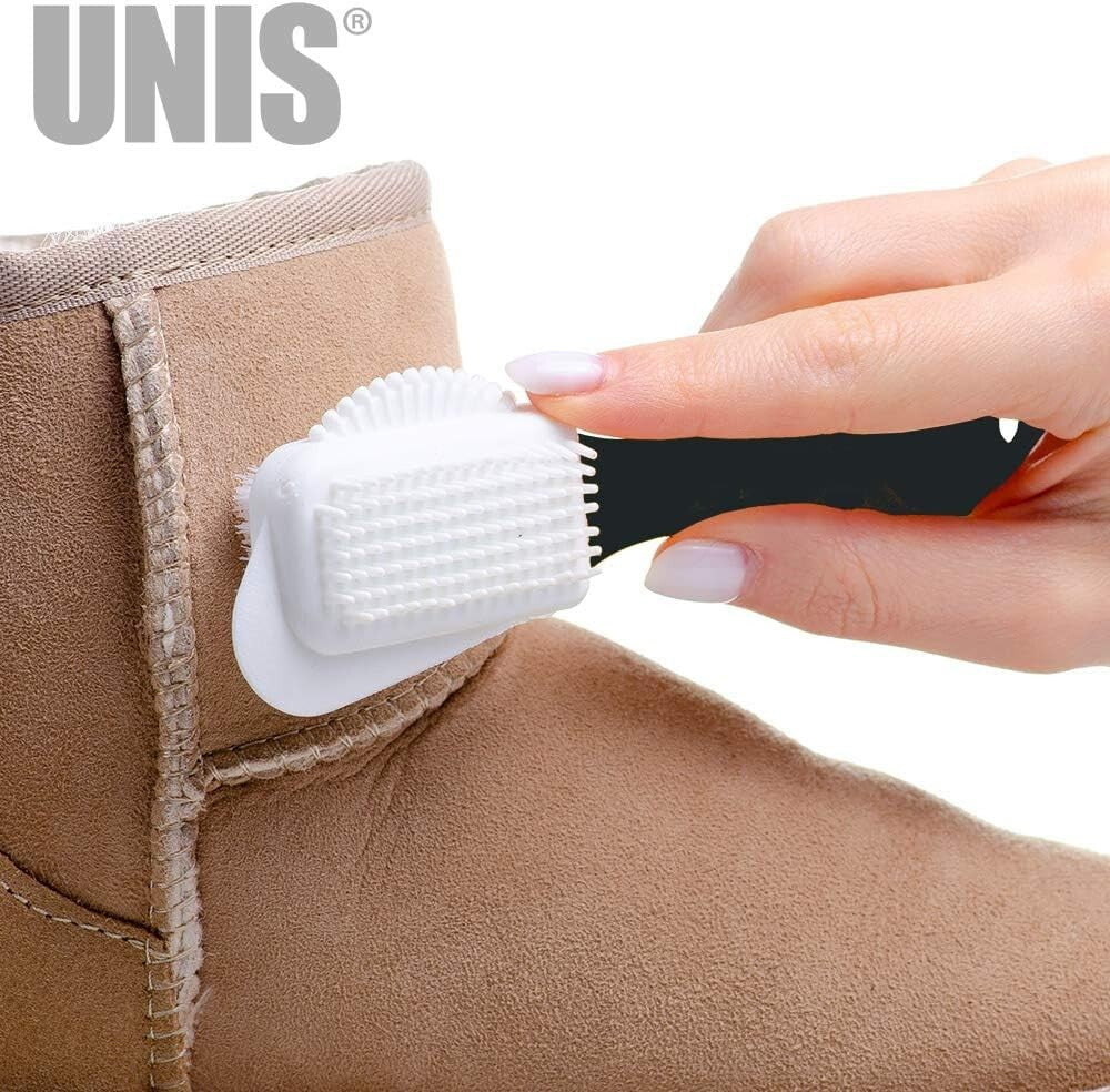 Suede & Nubuck Leather 4 Way Cleaning Caring Brush Shoe & Boots Cleaner Essentia