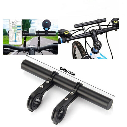 Bike Flashlight Holder Handlebar Bicycle Handle Bar Extender Mount Bracket MTB