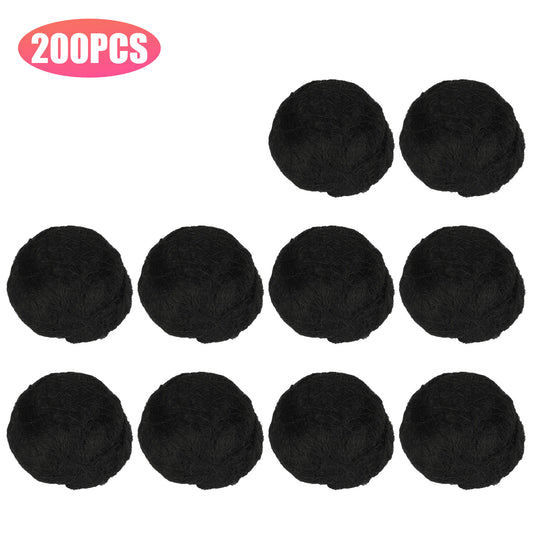 100/200PCS Invisible Hair Net Elastic Edge Mesh Hairnets Sport Bun Cover Snood