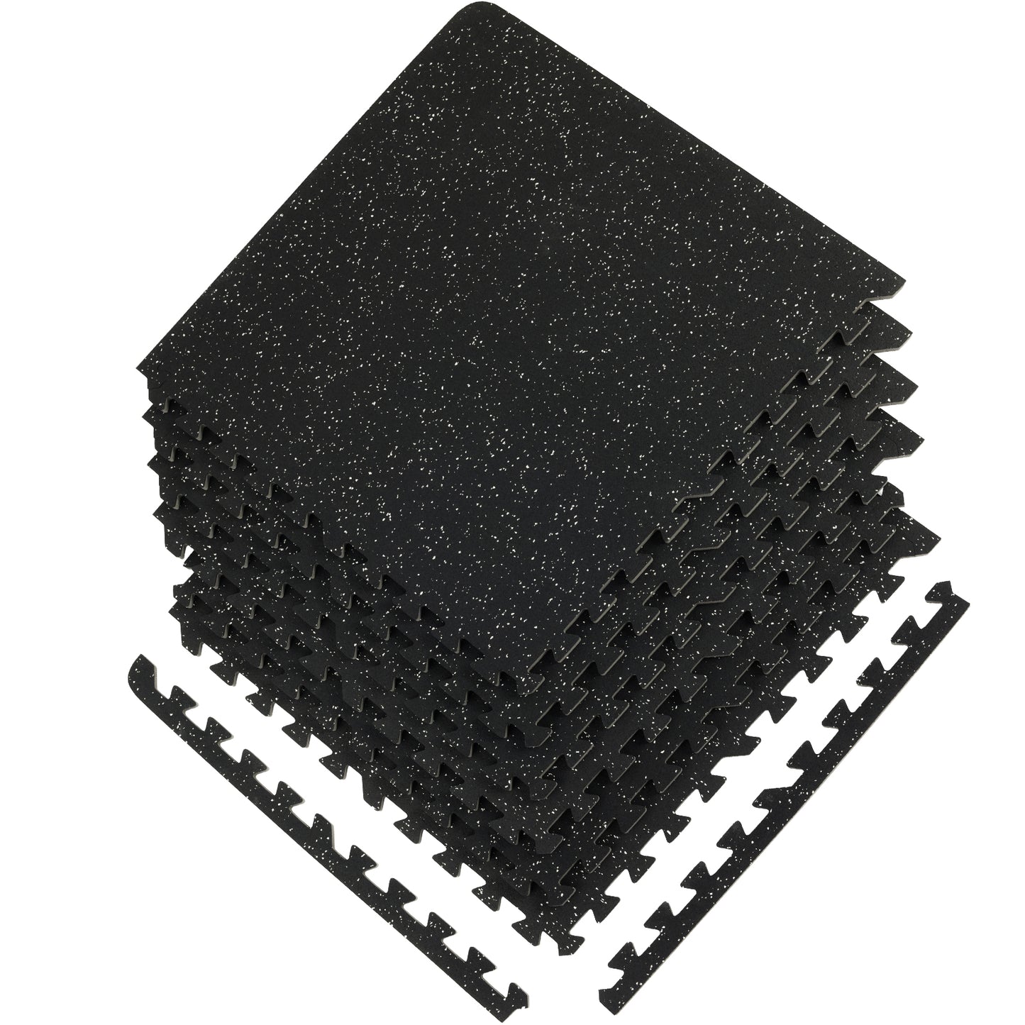 6/12/25 Pack Exercise Floor Mat Interlocking Tiles Foam W/ 24 X24 X 0.5''