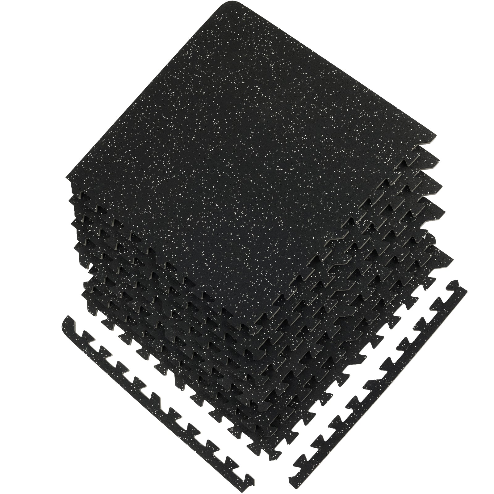 6/12/25 Pack Exercise Floor Mat Interlocking Tiles Foam W/ 24 X24 X 0.5''