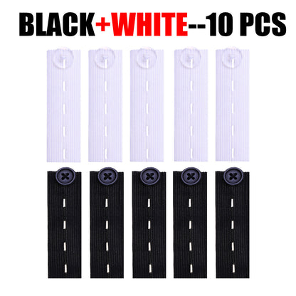 10× Waist Extender Button Elastic for Jeans Pants Button Extender Women Men US