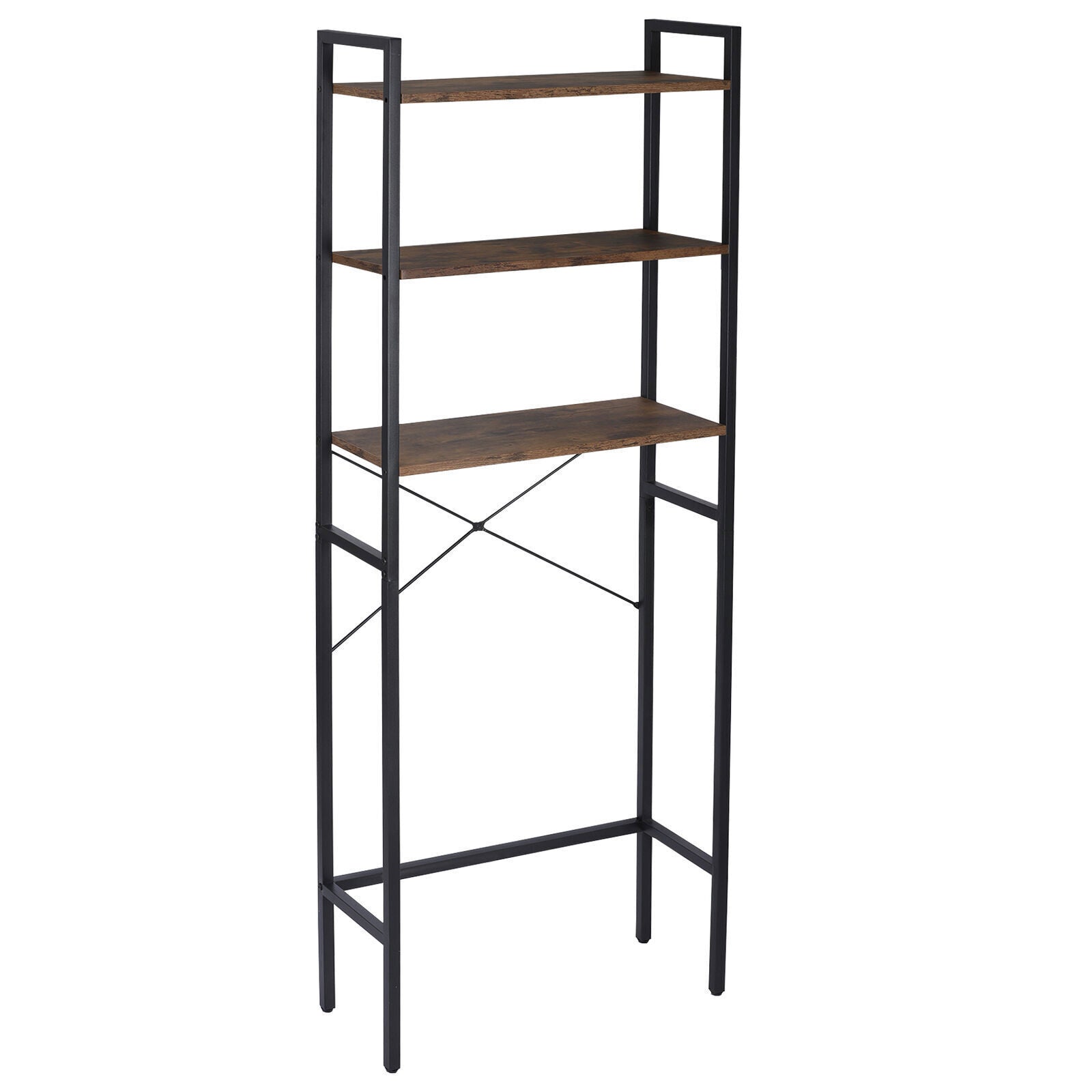 3-Tier Bathroom Storage Shelf over Toilet Rack Organizer Freestanding Shelving