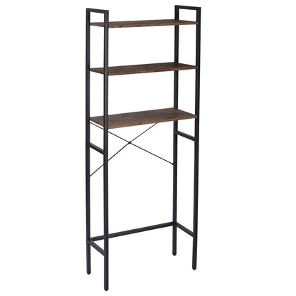 3-Tier Bathroom Storage Shelf over Toilet Rack Organizer Freestanding Shelving