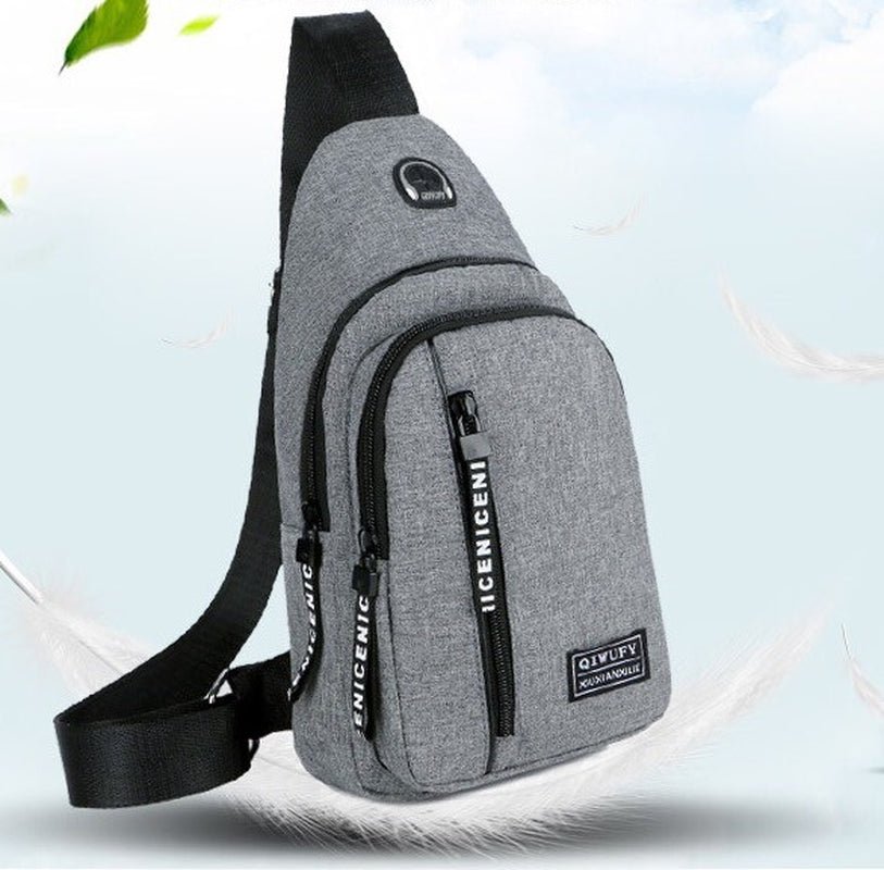 Mens Sling Bag Cross Body Handbag Chest Bag Shoulder Pack Sports Travel Backpack