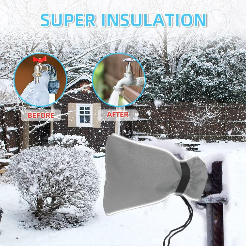 Winter Antifreeze Faucet Covers Outdoor Faucet Tap Protective Cover Waterproof