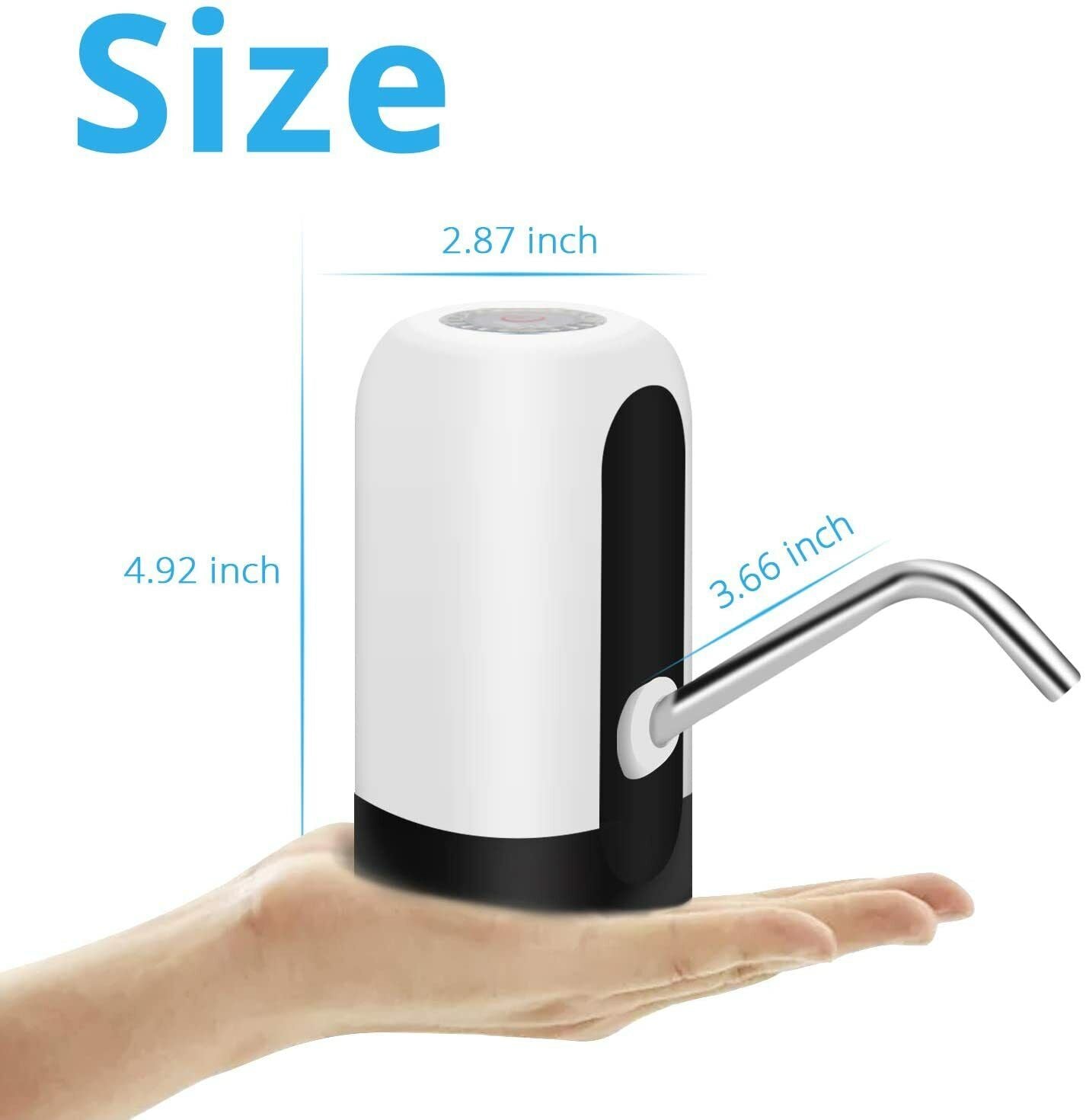 Water Bottle Switch Pump Electric Automatic Universal Dispenser 5 Gallon USB