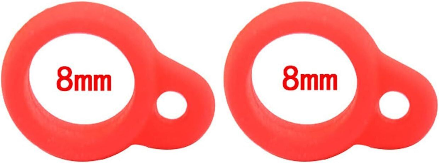 Adjustable Silicone Rubber Ring Holder Kit Anti-Lost Adjustable Rings Band Holder for Pens Device