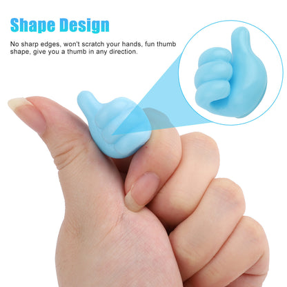 40X Thumb Shape Self Adhesive Hook Multifunctiona