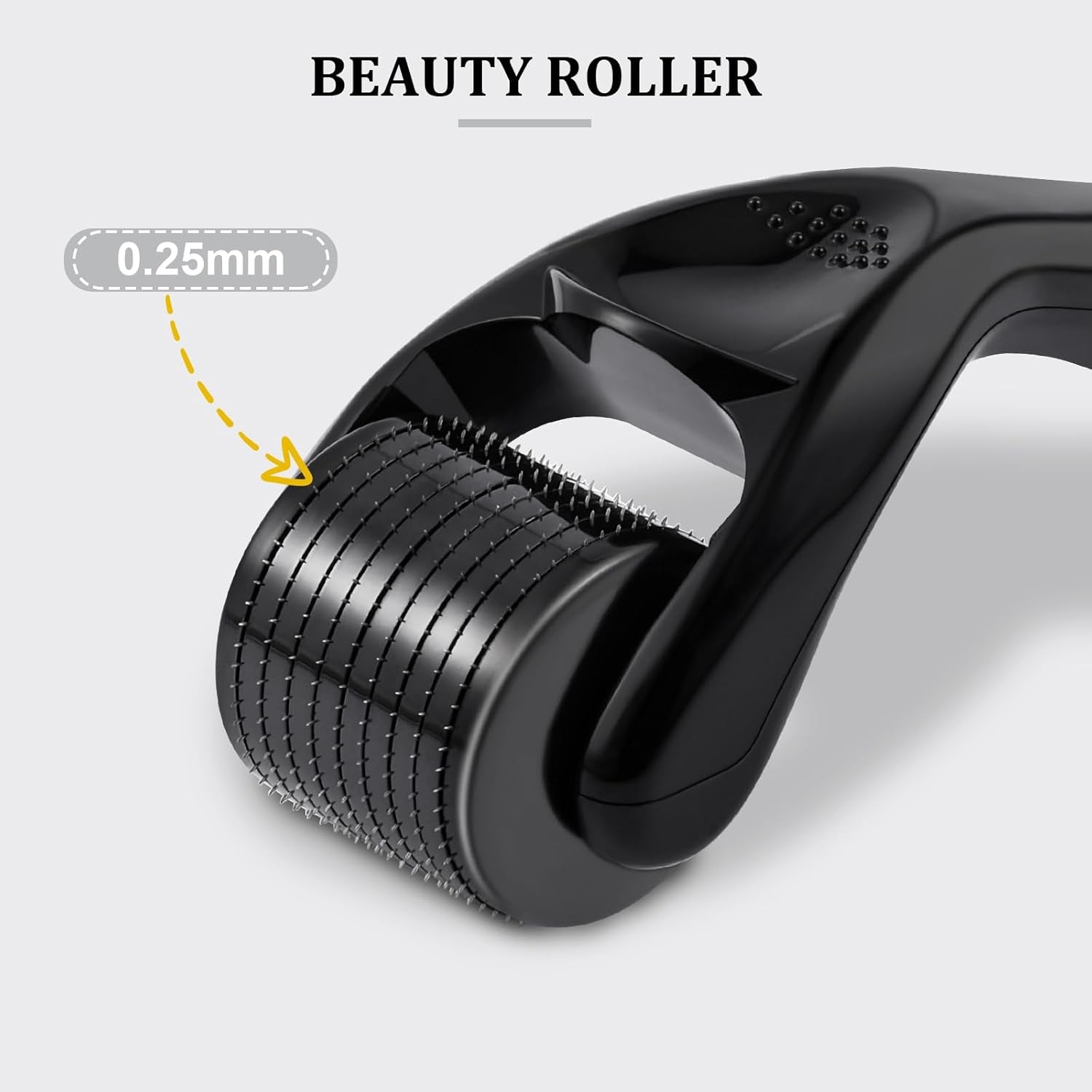 Beard Derma Roller for Hair Loss Beard Growth 0.25MM Titanium Derma Roller Micro