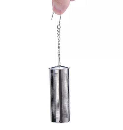 2 Pcs Stainless Steel Tea Infuser Strainer Set - Fine Mesh Ball with Chain Hook