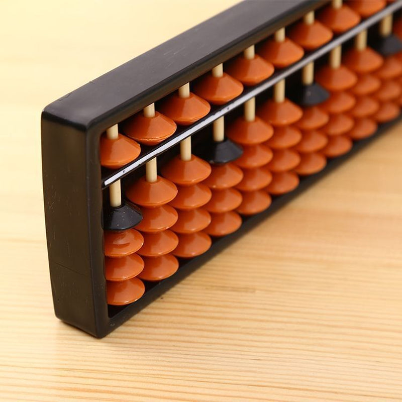 Math Hack Abacus Soroban 17 Digit Rods - Fast Counting Calculator for Kids & Adults, Chinese Math Tool for Learning, Brain Training & Education