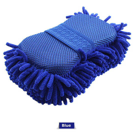 Car Auto Hand Wash Towel Microfiber Washing Gloves Coral Sponge Cleaning Tool