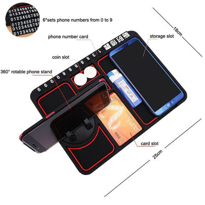 Multi-Function Car Anti-Slip Mat Phone Holder Pad Dashboard Universal