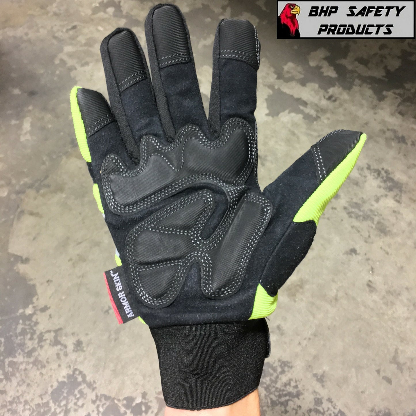 Majestic 2145 Winter Hawk Armorskin Insulated Mechanics Work Gloves, Waterproof