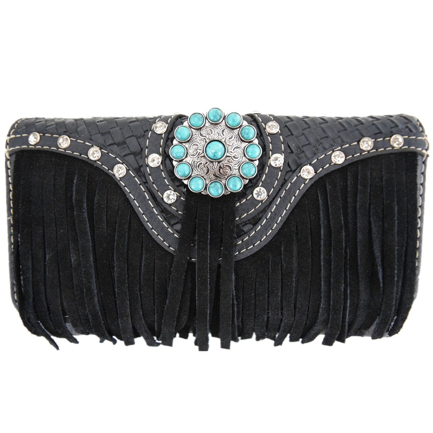 Western Style Purse & Wallet Set –Vegan Leather Shoulder Bag with Concealed Carry Pocket, Phone Pocket & Adjustable Strap –Trendy & Functional Handbag