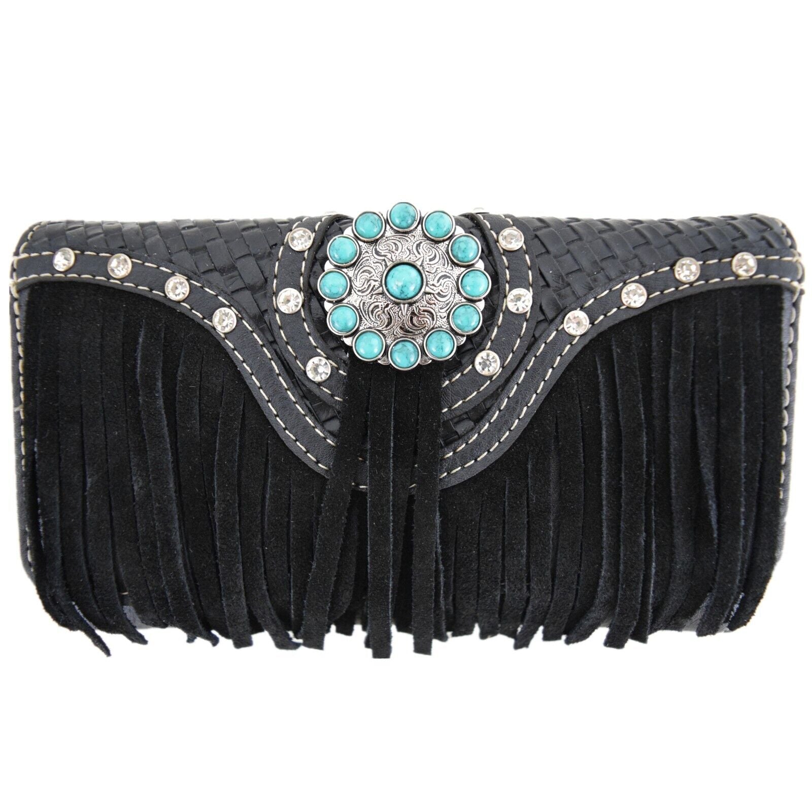 Western Style Purse & Wallet Set –Vegan Leather Shoulder Bag with Concealed Carry Pocket, Phone Pocket & Adjustable Strap –Trendy & Functional Handbag