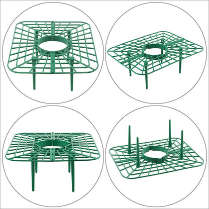 5 Pack Strawberry Supports Garden Fruit Plant Cage Holder Plastic Tray Cradles