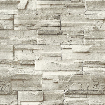 Stone Peel and Stick Wallpaper Realistic Brick Self-Adhesive Removable Waterproof Vinyl for Walls, Kitchen, Bathroom & Home DIY Decor