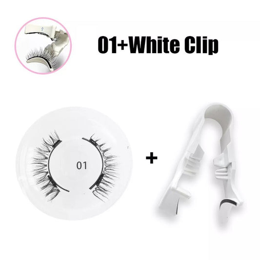 Reusable Magnetic Eyelashes with Applicator No Glue Needed Natural Lashes Kit US