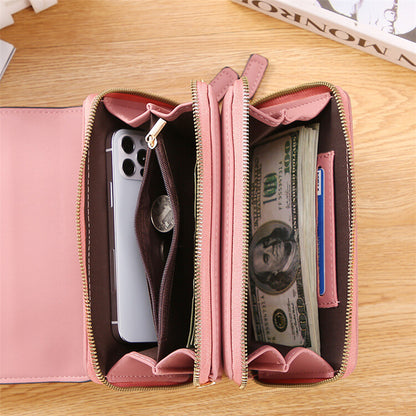 Women Ladies Crossbody Wallet Leather Phone Purse Clutch Card Holder Handbag
