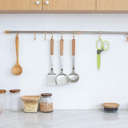 Herb Cutter Scissors, 5-Blade Stainless Steel with Safety Cover & Cleaning Comb