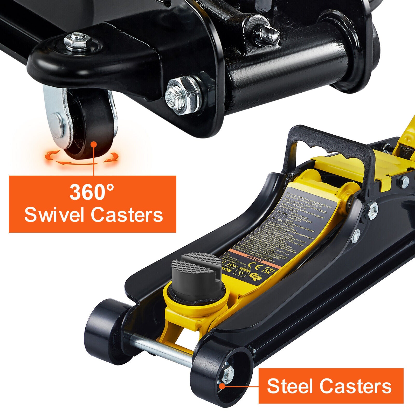 Trending 2.5 Ton Low Profile Floor Jack - Heavy-Duty Steel Hydraulic Car Jack | Single Piston Pump, Secure Lift for Cars, Trucks, SUVs & DIY Repairs