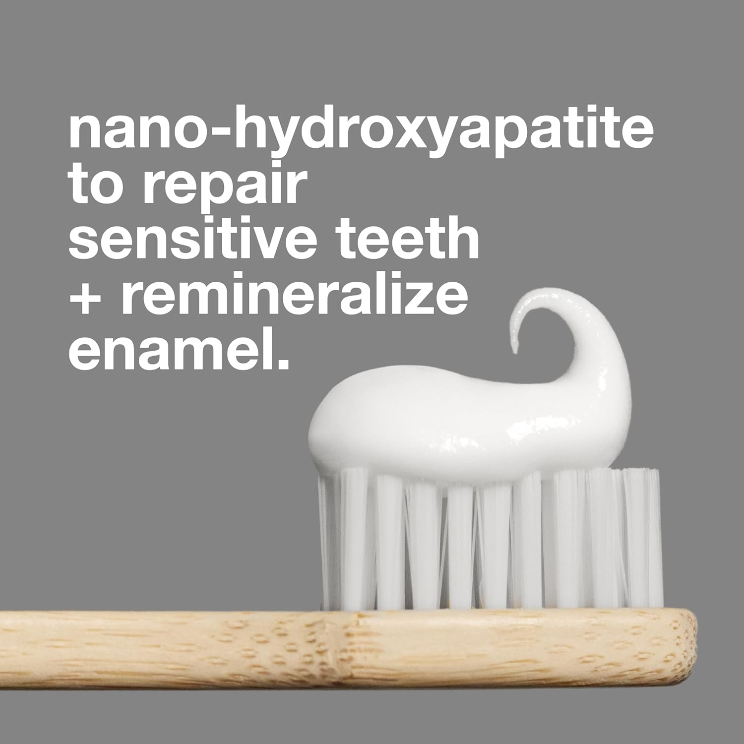 nano hydroxyapatite toothpaste, Fluoride-Free - Whitens Teeth, Reduces Sensitivity, Remineralizes Enamel, Plaque Control Natural & Safe Oral Care 150g