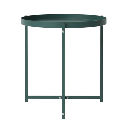 Room Essentials Outdoor Steel round Side Table Tray Top End Side Table