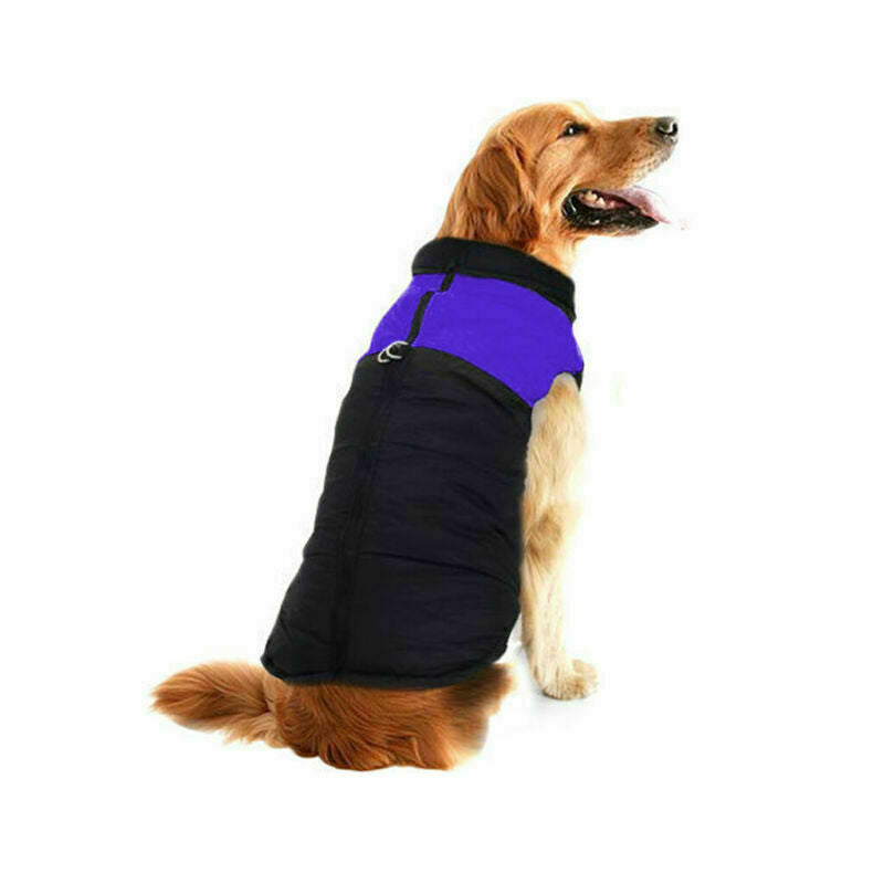 Waterproof Dog Winter Jacket - Warm Padded Vest Coat for Small & Large Dogs, Stylish Puppy Apparel for Cold Weather, Durable & Cozy Fit