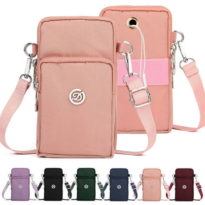 Trending Women’s Crossbody Phone Bag - Waterproof, Small & Stylish Shoulder Purse for Gym, Work, Travel, Jogging, & Daily Use (Fits Phones <7.2")
