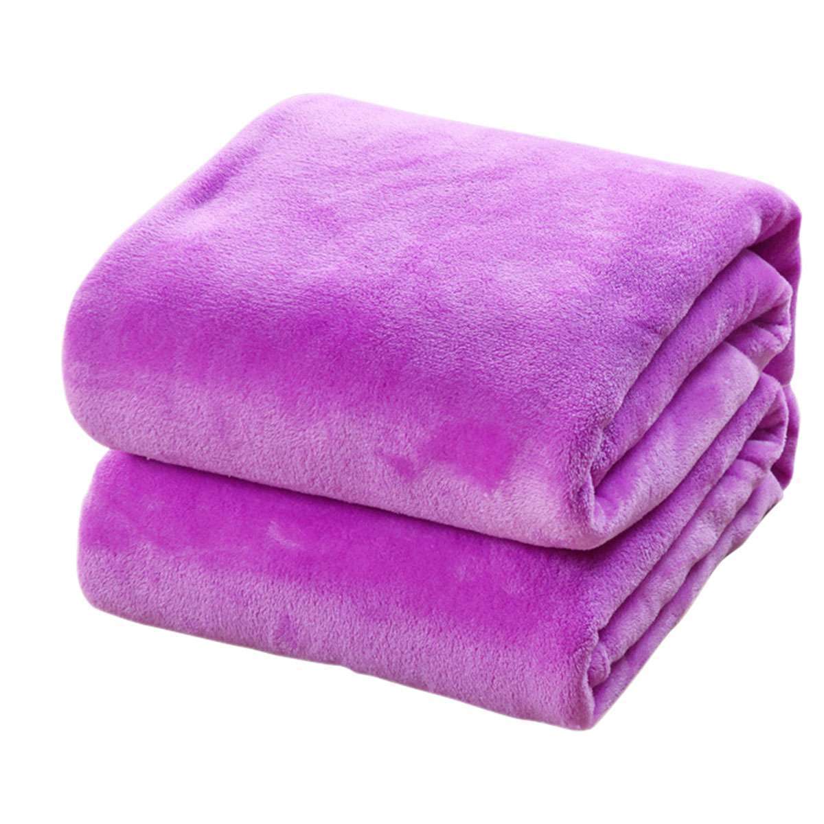 Trending Super Soft Plush Fleece Throw Blanket Lightweight & Fluffy Warm Blanket for Couch, Sofa & Bed Cozy All-Season Comfort Easy Care 70cm x 100cm