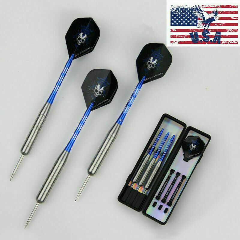 Professional Tungsten Steel Tip Dart Set - 3Pcs 26g | Precision Aluminum Shafts & Barrels | Improve Aim, Fitness & Focus | Ideal for Office Home Play