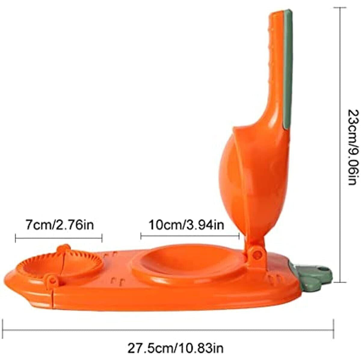 2-in-1 Dumpling Maker Easy DIY Dumpling Press & Skin Mold with Spoon Non-stick and Smooth Surface Traditional Kitchen Utensils Fruit Pie Machine