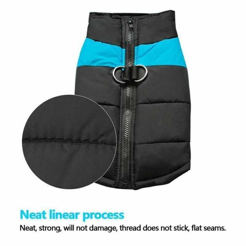 Waterproof Dog Winter Jacket - Warm Padded Vest Coat for Small & Large Dogs, Stylish Puppy Apparel for Cold Weather, Durable & Cozy Fit