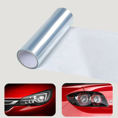 Premium Glossy Headlight Taillight Tint Film - Universal Fit for Cars, SUVs, Trucks, Peel & Stick Vinyl, Durable, Stretchable, & Water-Resistant!